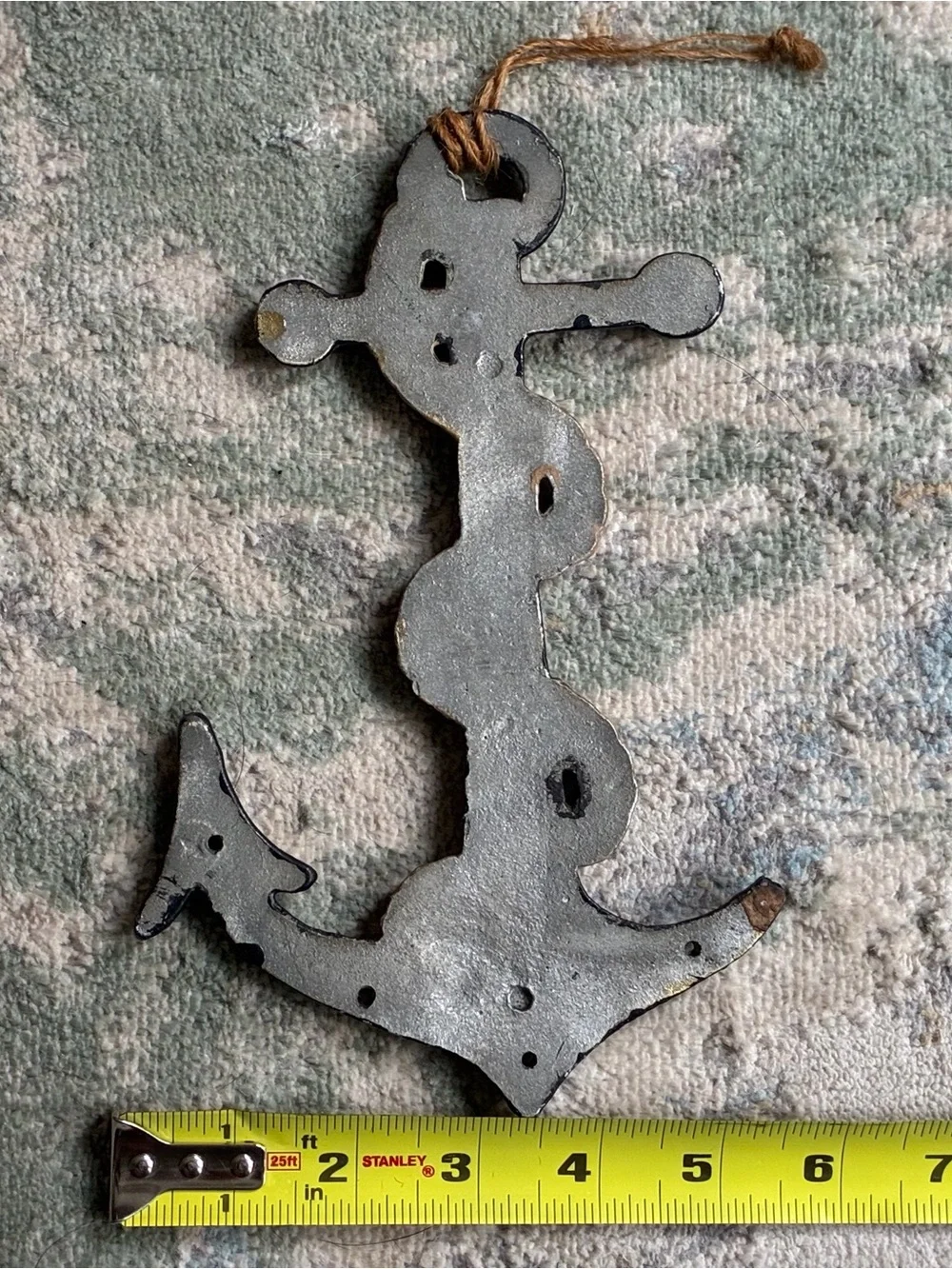 Cast Iron Anchor Wall Hanging